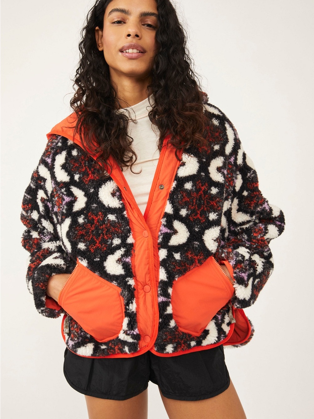 Elevation Jacquard Reversible Fleece Jacket